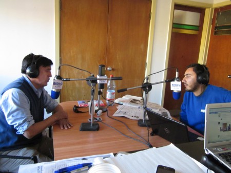 Franco Garcia Presidente de nuestro Club Deportivo INDEPENDIENTE, en NUNCA ES TARDE DE LA 90.9